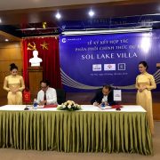 Sự kiện lễ ký kết phân phối biệt thự sol lake villa đô nghĩa