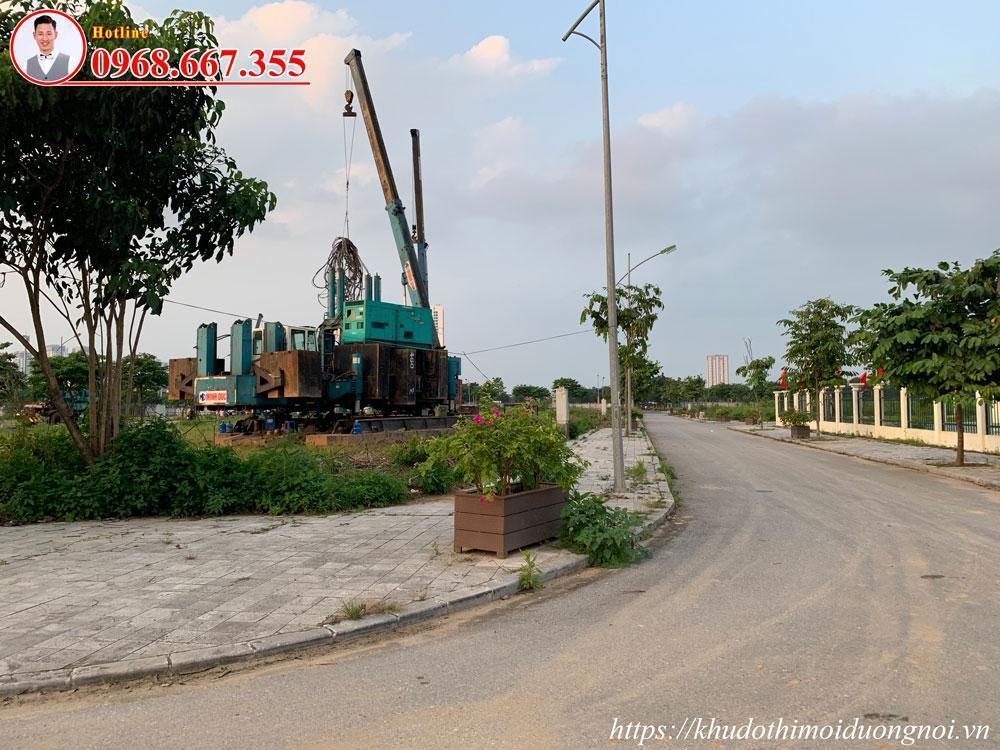 Tiến trình xây dựng vila biệt thự khu EFGK Dương Nội 10