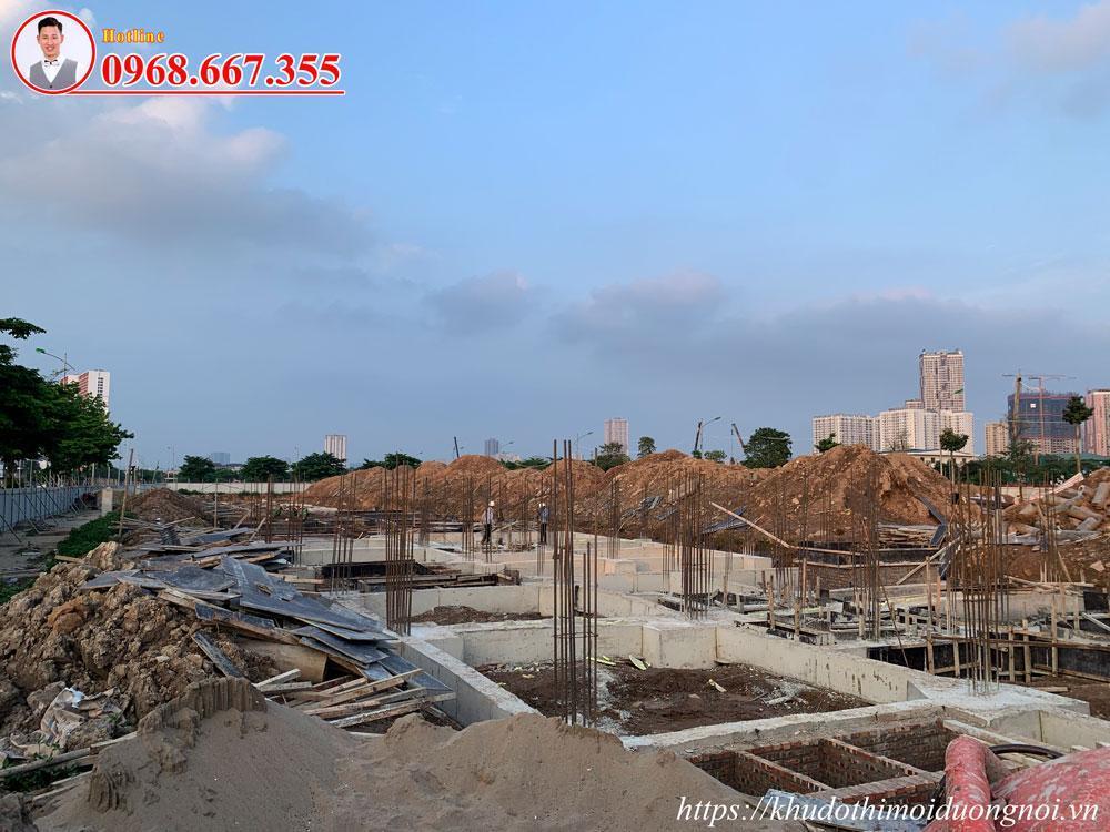 Tiến độ xây dựng biệt thự an vượng villa khu E-F-G-K Dương Nội 6
